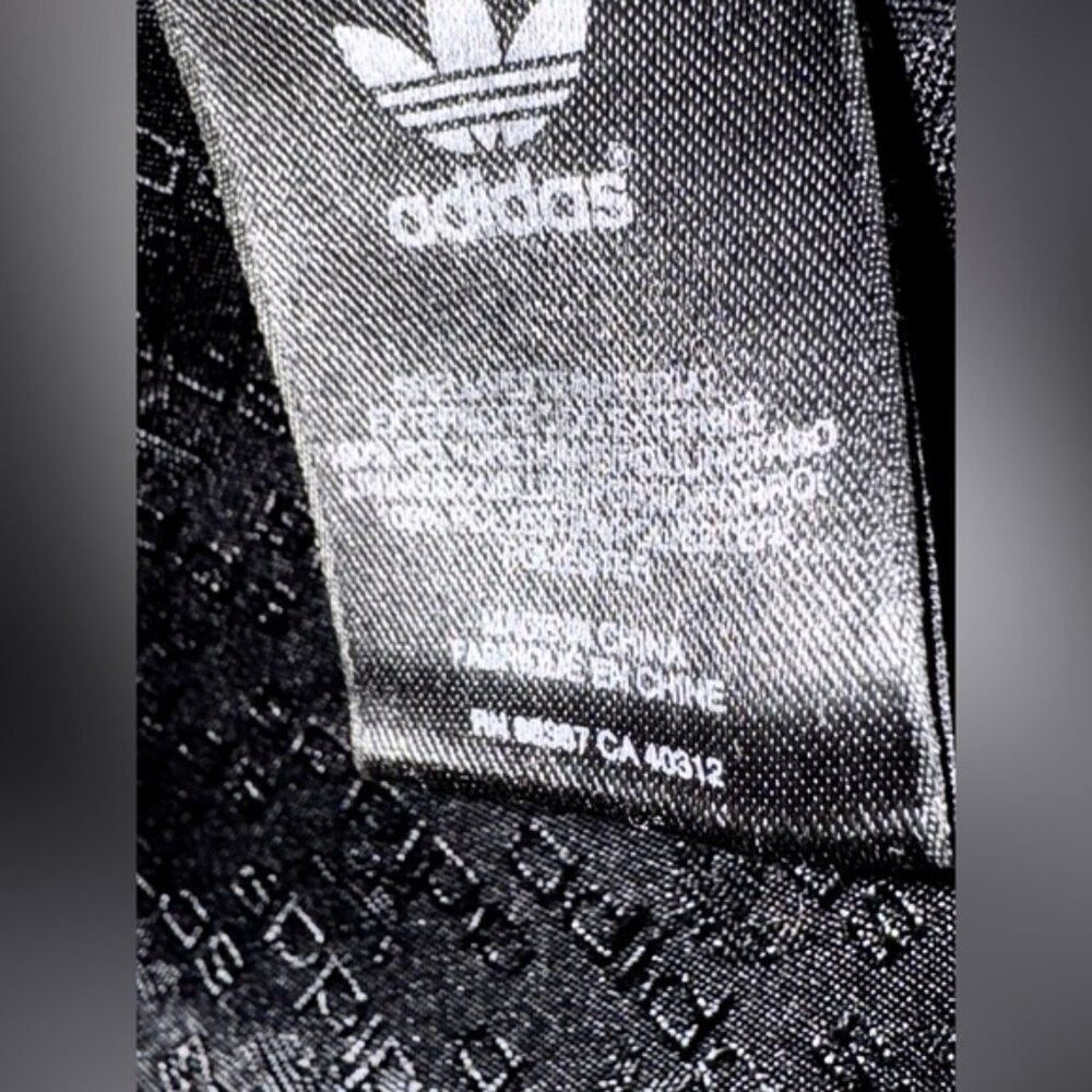 Adidas airline messenger retro crossbody gym bag braided detail large black adi - Picture 8 of 8